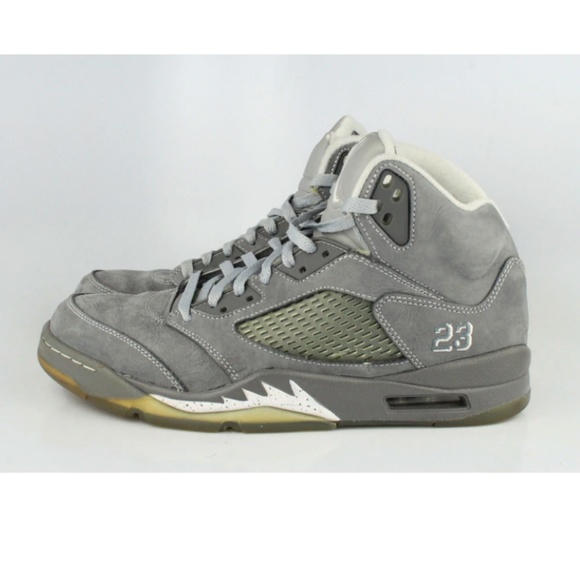 2011 JORDAN RETRO 5 WOLF GREY 10 (USED) - Picture 3 of 6